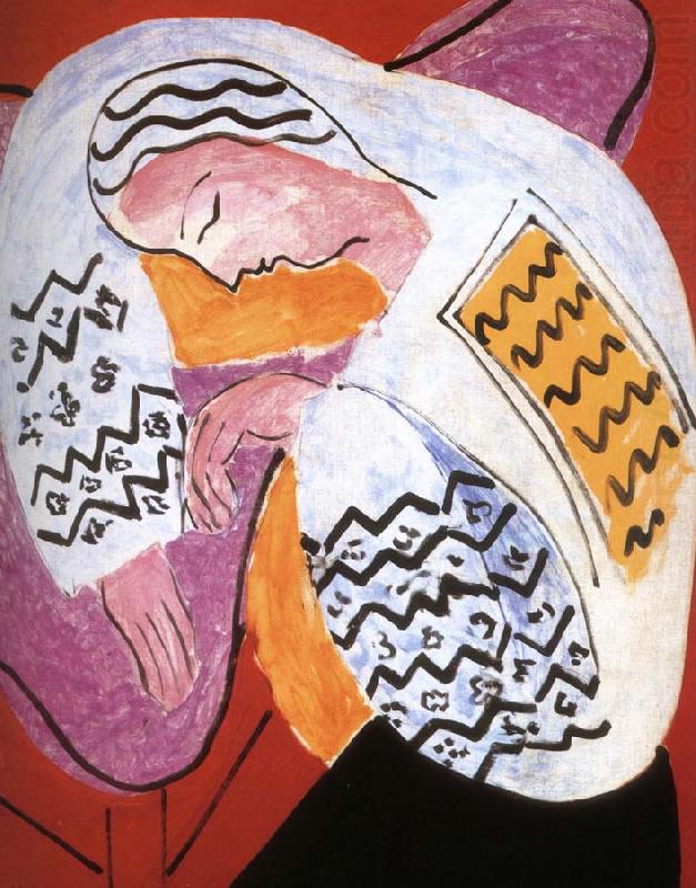 Sleeping woman, Henri Matisse